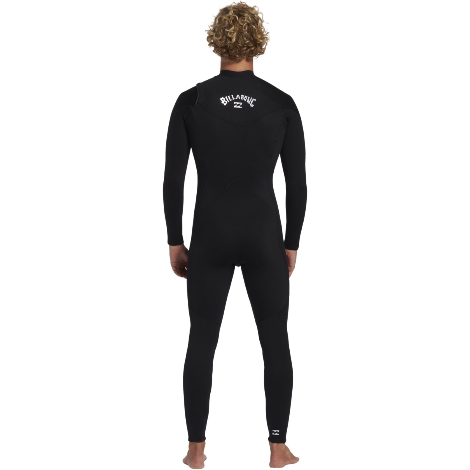 2025 Billabong Hombres Foil 5/4mm Chest Zip Neopreno ABYW100270 - Black